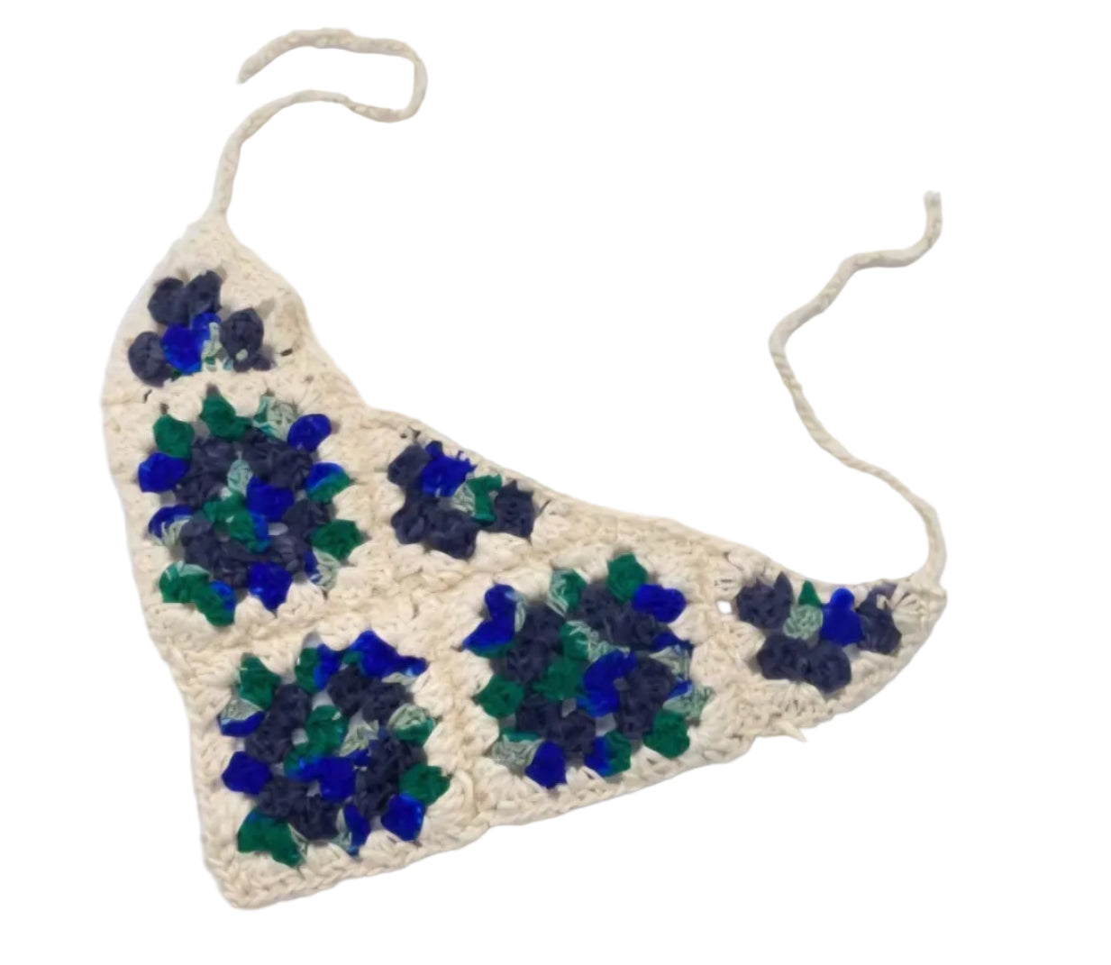 Granny Squares -Hand-Crocheted Dog Bandana