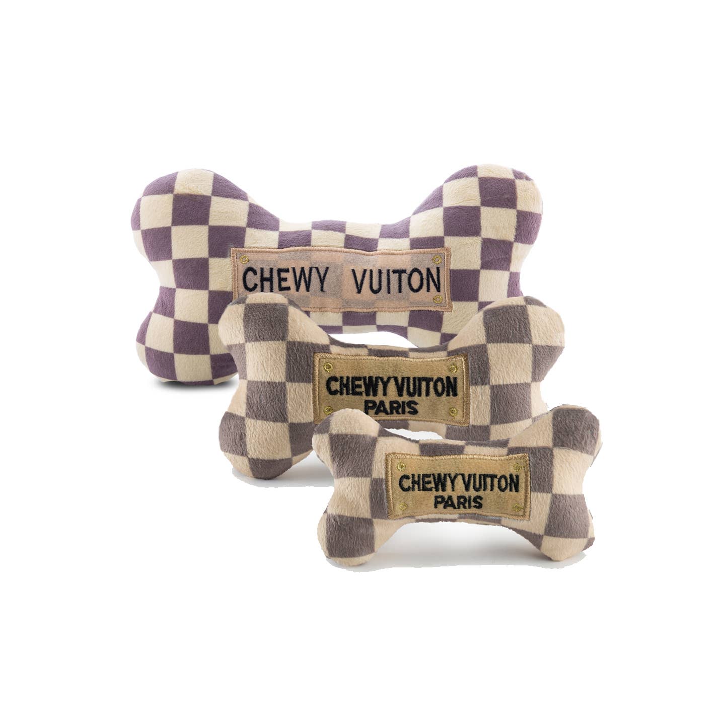 Chewy Vuitton Plush Dog Toy - Stylish Fun for Your Furry Friend