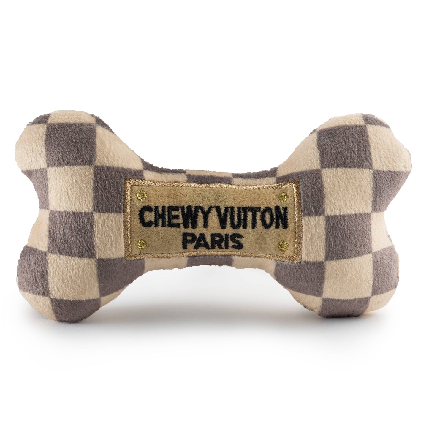 Chewy Vuitton Plush Dog Toy - Stylish Fun for Your Furry Friend