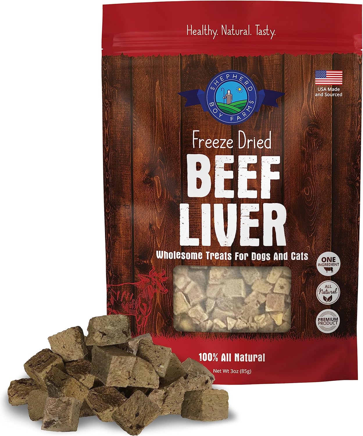 Beef Liver -Freeze Dried All Natural