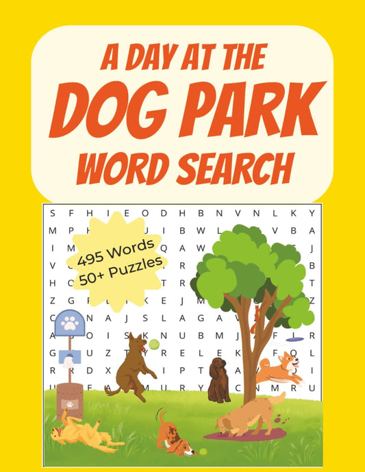 Day at the Dog Park- Word Search Puzzle Book