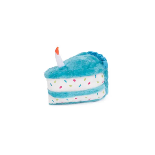 Birthday Cake Slice - Plush Toy- Pink or Blue