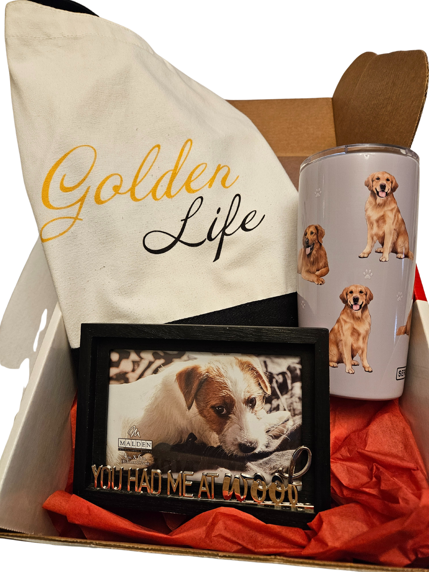 Gift Box: Picture Frame, Insulated Mug & Tote Bag